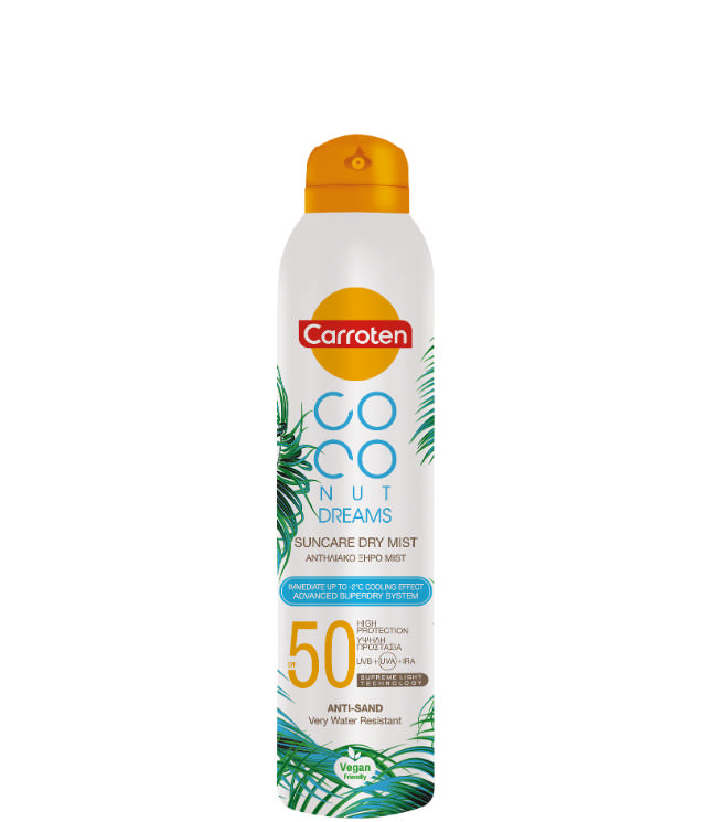 Carroten Suncare Dry Mist SPF 50, 200 ml.