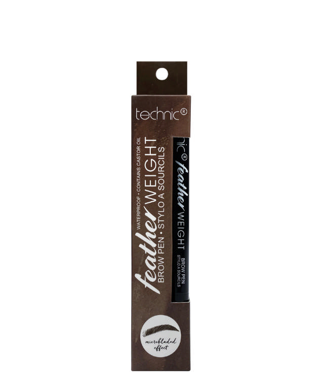 TECHNIC Featherweight Brow Pen, 0,7 ml. - Warm Brown