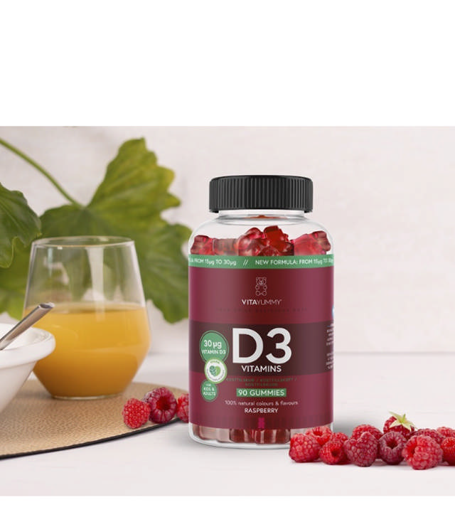 VitaYummy D3 (Raspberry) - 90 stk.