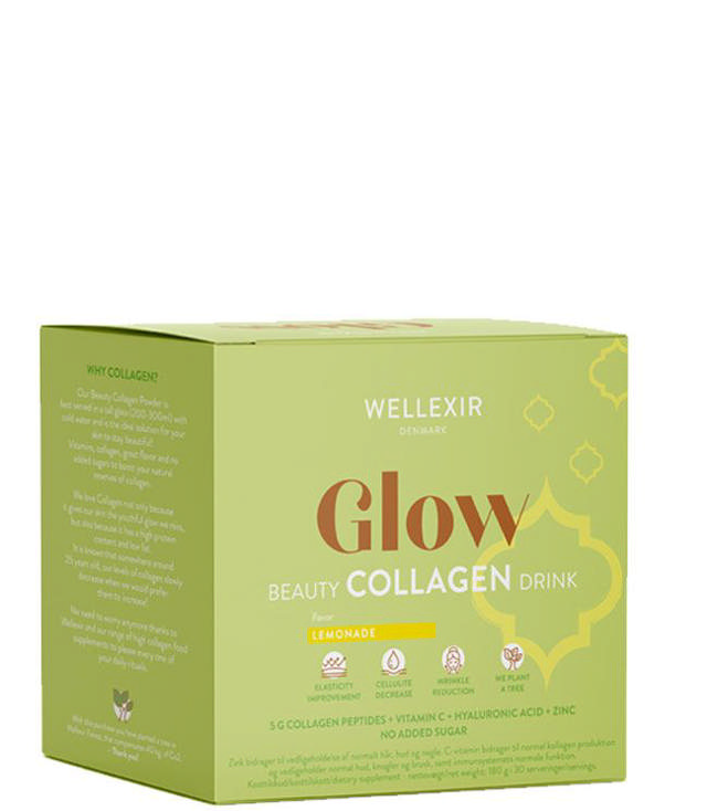 Wellexir Glow Beauty Collagen Drink Lemonade, 30 x 6 g.