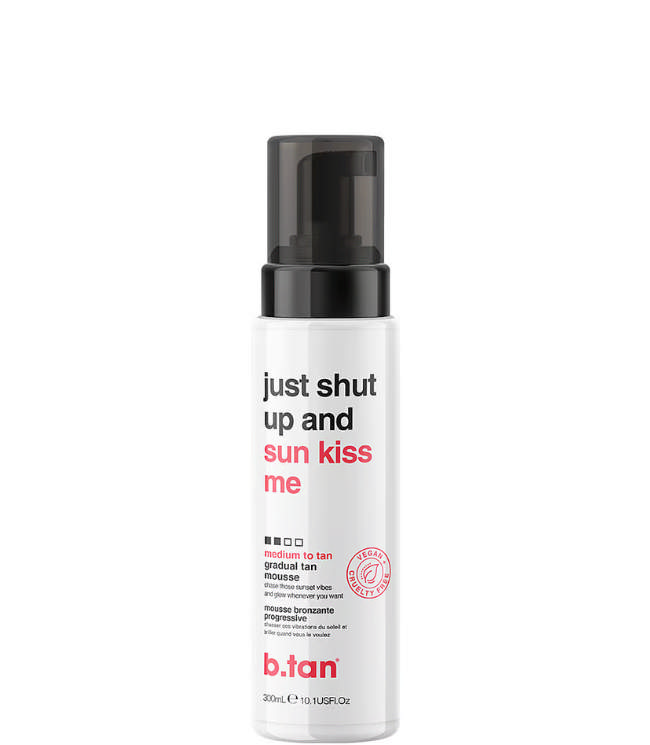 b.tan Just Shut Up and Sun kiss Me Gradual Tan Mousse, 300 ml.