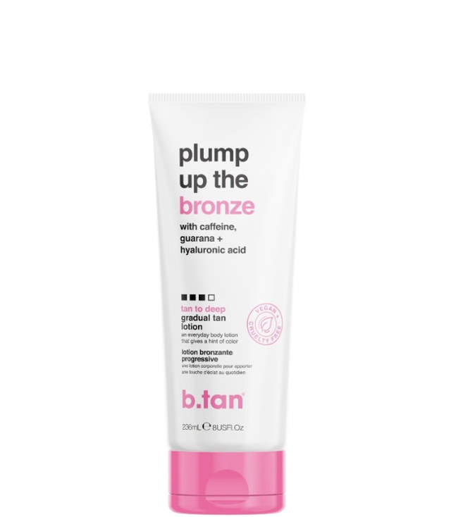 b.tan Plump Up The Bronze…Tan To Deep Glow Lotion, 236 ml.