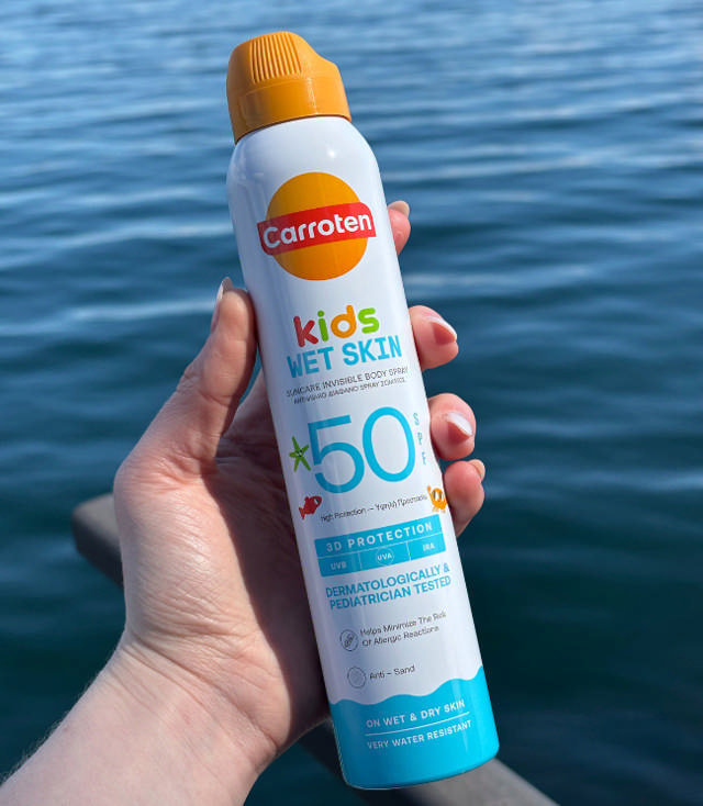 Carroten Kids Wet Skin SPF 50, 200 ml.