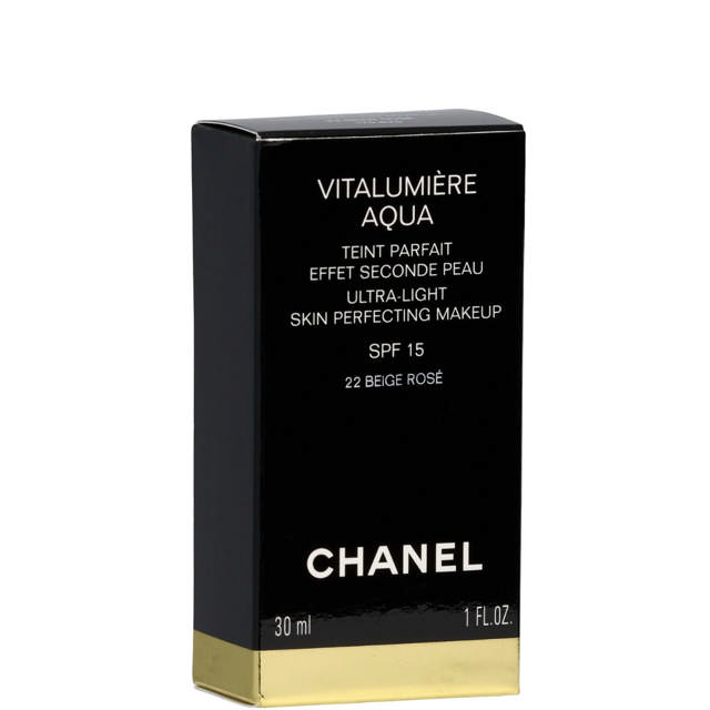 Chanel Vitalumière Aqua SPF15 #22 Beige Rose