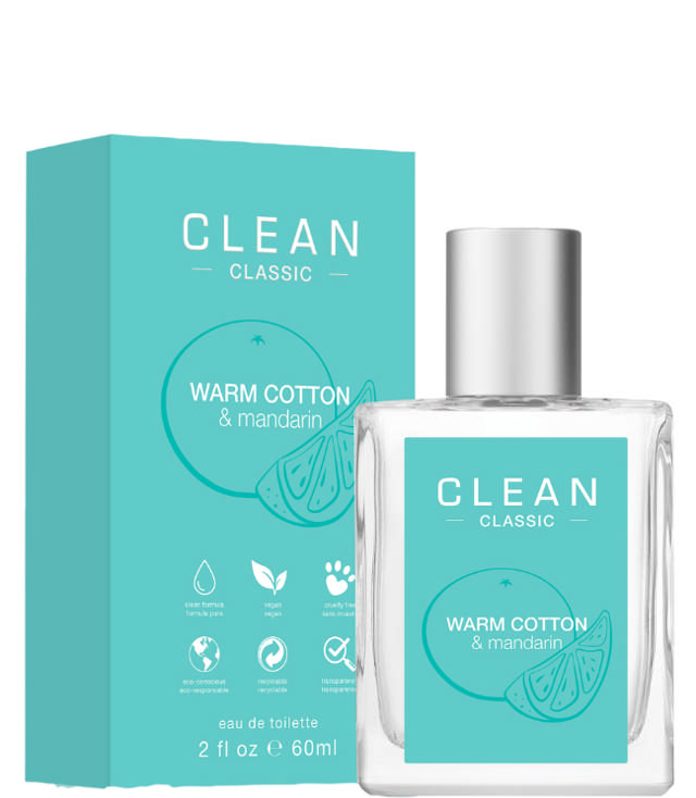 CLEAN Warm Cotton & Mandarin, EDT 60 ml.