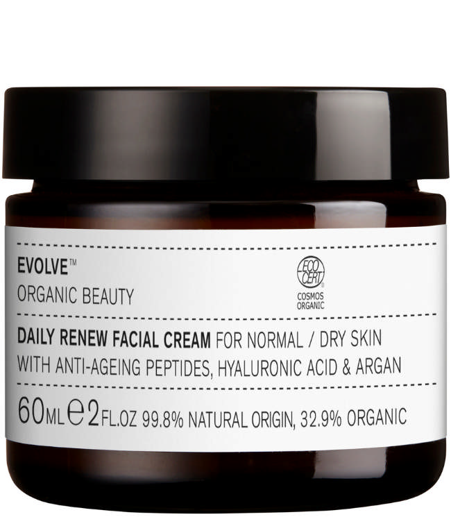 Evolve Organic Beauty Daily Renew Facial Cream, 60 ml.