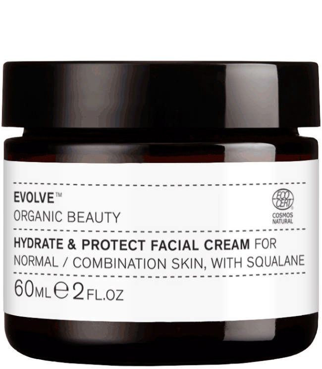 Evolve Organic Beauty Hydrate And Protect Facial Cream, 60 ml.