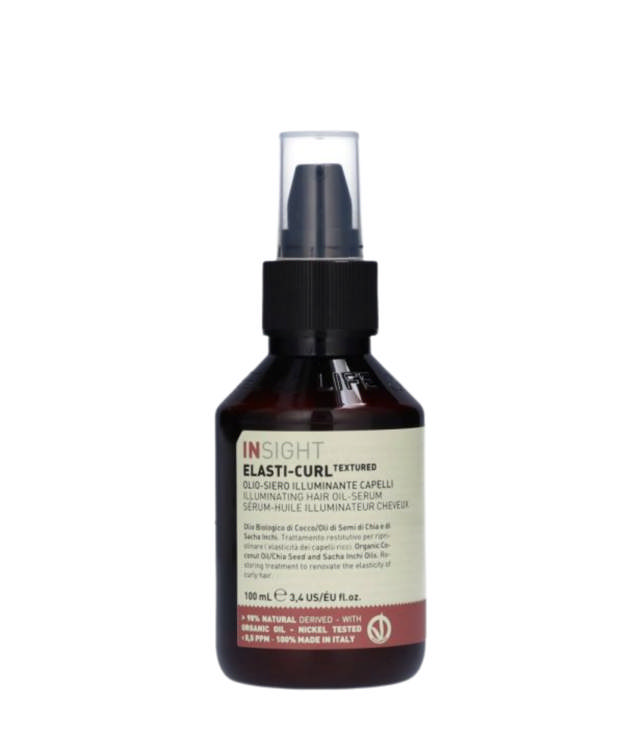 Insight Elasti-Curl Illuminating Hair Oil Serum, 100 ml.