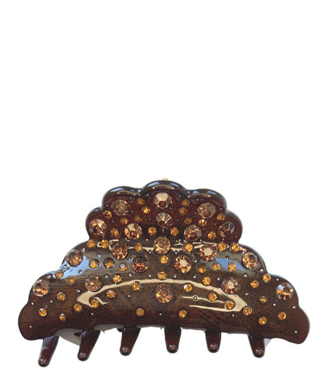 JA-NI Hair Accessories - Hair Clamps Jasmin, The Brown