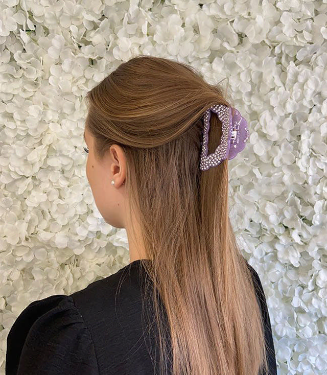 JA-NI Hair Accessories - Hair Clamps Emilie, The Purple