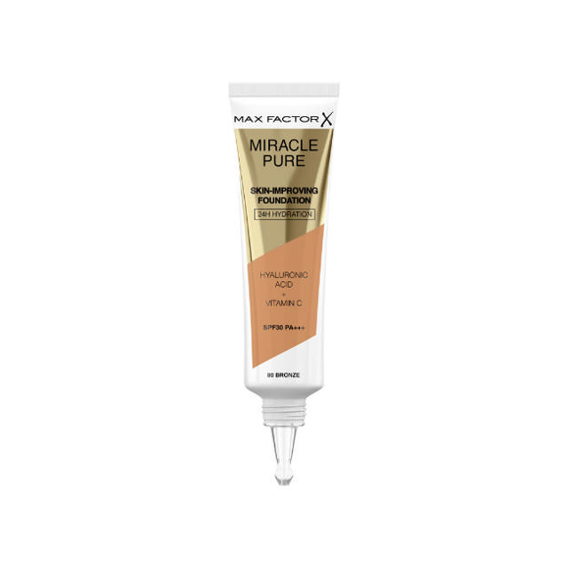 Max Factor Miracle Pure Foundation 80 Bronze, 30 ml.