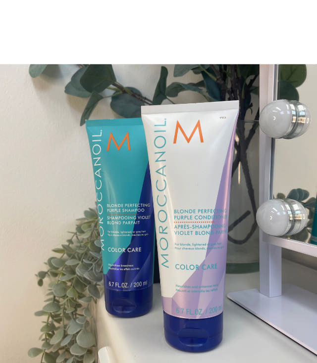Moroccanoil Blonde Perfecting Purple Shampoo, 200 ml.