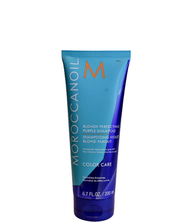 Moroccanoil Blonde Perfecting Purple Shampoo, 200 ml.