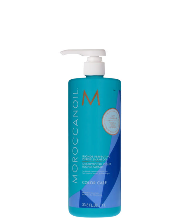 Moroccanoil Blonde Perfecting Purple Shampoo, 1000 ml.