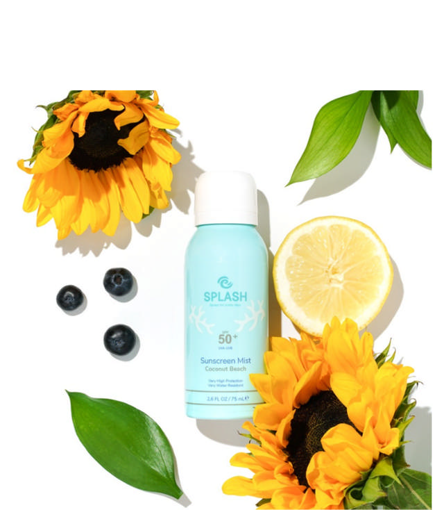 SPLASH Coconut Beach Sunscreen Mist SPF 50+ Travel Size, 75 ml.