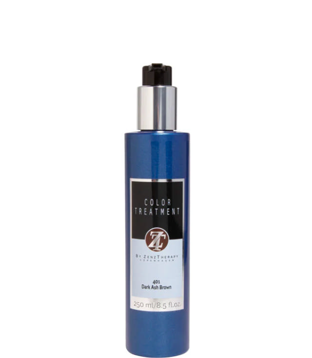 ZenzTherapy 401 Dark Ash Brown Color Treatment, 250 ml.