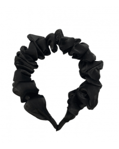 JA•NI hair Accessories - Headband, The Black Wavy Silk